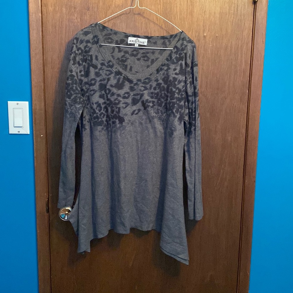 Cheetah print top